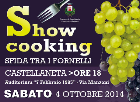 TORNA LA “SAGRA DELL’UVA”: COOKING SHOW A CASTELLANETA