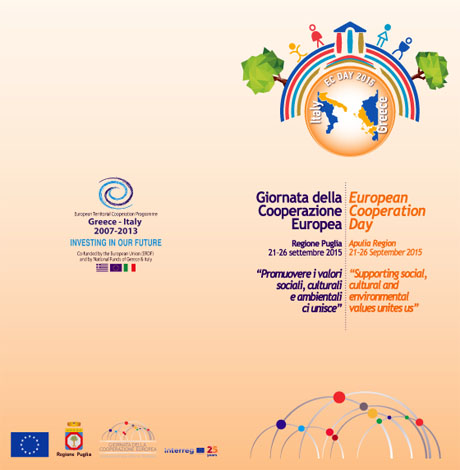 In Puglia una settimana di eventi per celebrare la Giornata Europea della Cooperazione