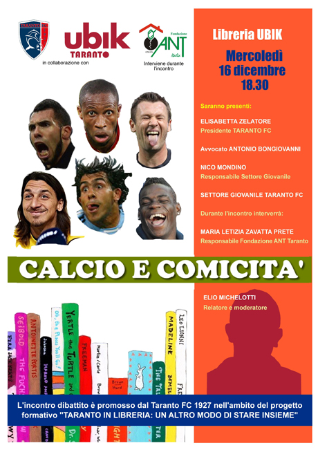 Taranto in libreria: calcio e comicità