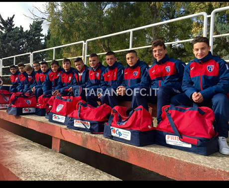 16a giornata campionato Allievi/Giovanissimi Regionali. Gli Allievi Regionali del Taranto FC allenati da Domenico Vitti vengono sconfitti 2-1 contro il Sava