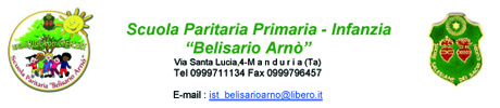 MANDURIA. Ritorna anche quest’anno il progetto bilinguismo (C.L.I.L.) nella Scuola dell’Infanzia e Primaria Paritaria “Belisario Arnò”