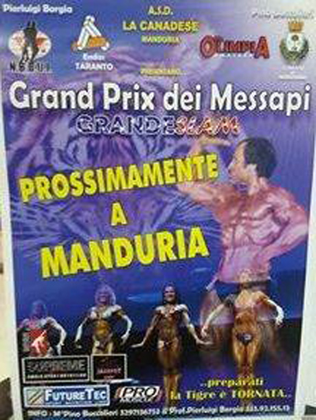 MANDURIA. Tutto pronto per “Grand Prix dei Messapi, GrandeSlam”