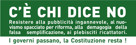 RADICI: IL 20 SETTEMBRE INIZIATIVE IN TUTTA ITALIA PER’ DIFENDERE LA COSTITUZIONE