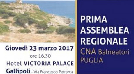 GALLIPOLI. Cna Balneatori Puglia organizza la” PRIMA  ASSEMBLEA ”  DEI BALNEATORI