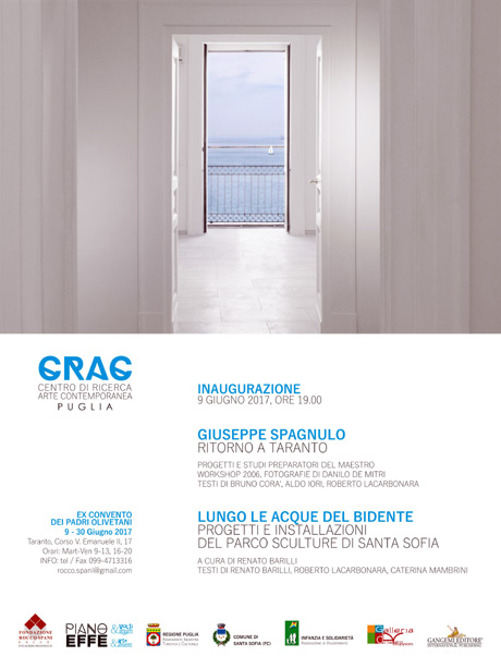 TARANTO.  Inaugurazione del CRAC Puglia – Centro di Ricerca Arte Contemporanea, nuovo spazio espositivo dedicato alla ricerca e progettazione sui linguaggi del contemporaneo