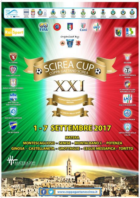 GROTTAGLIE. Tutto pronto per la XXI Edizione del Torneo “G. Scirea”