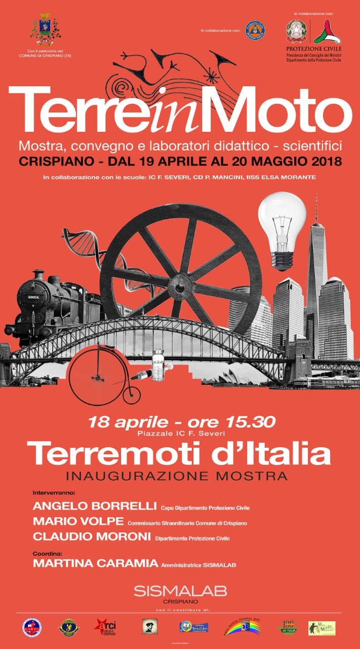 CRISPIANO. Inaugurazione della mostra “Terremoti d’Italia”