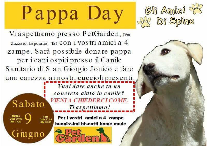 TALSANO. Pappa Day: Gli Amici di Spino e Pet Garden insieme per i cani meno fortunati