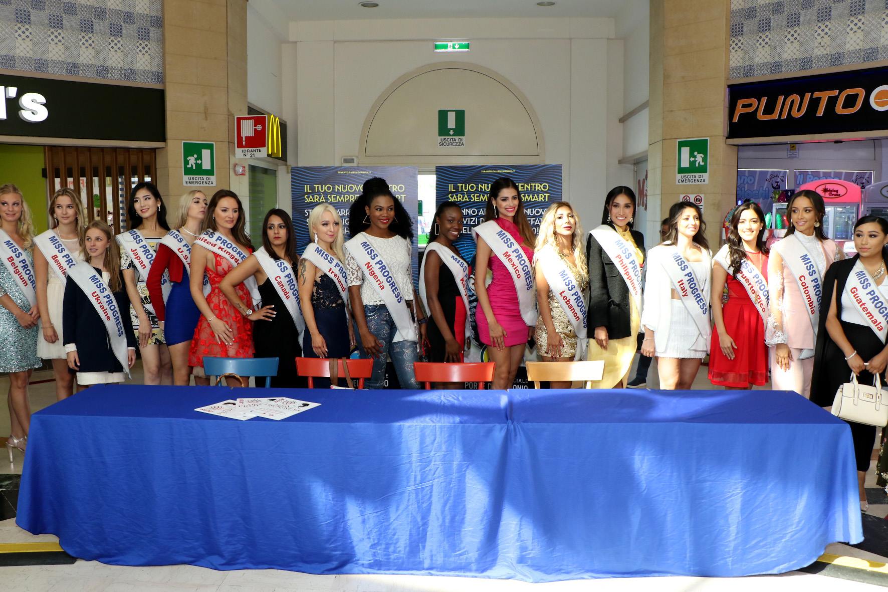 Taranto. MISS PROGRESS INTERNATIONAL 2018