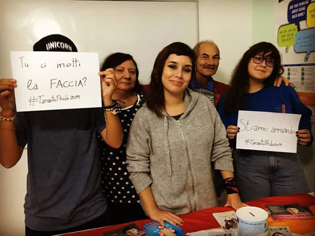 #TarantoPride2019: «Tu ci metti la faccia?»