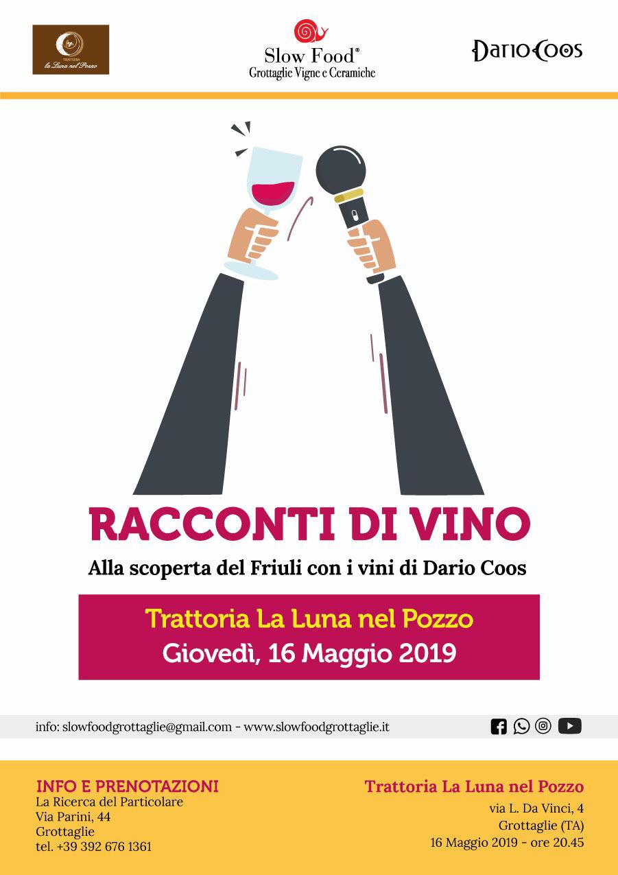 GROTTAGLIE. I sapori pugliesi e l’arte ceramica grottagliese incontrano i vini dei Colli Orientali friulani di Dario Coos