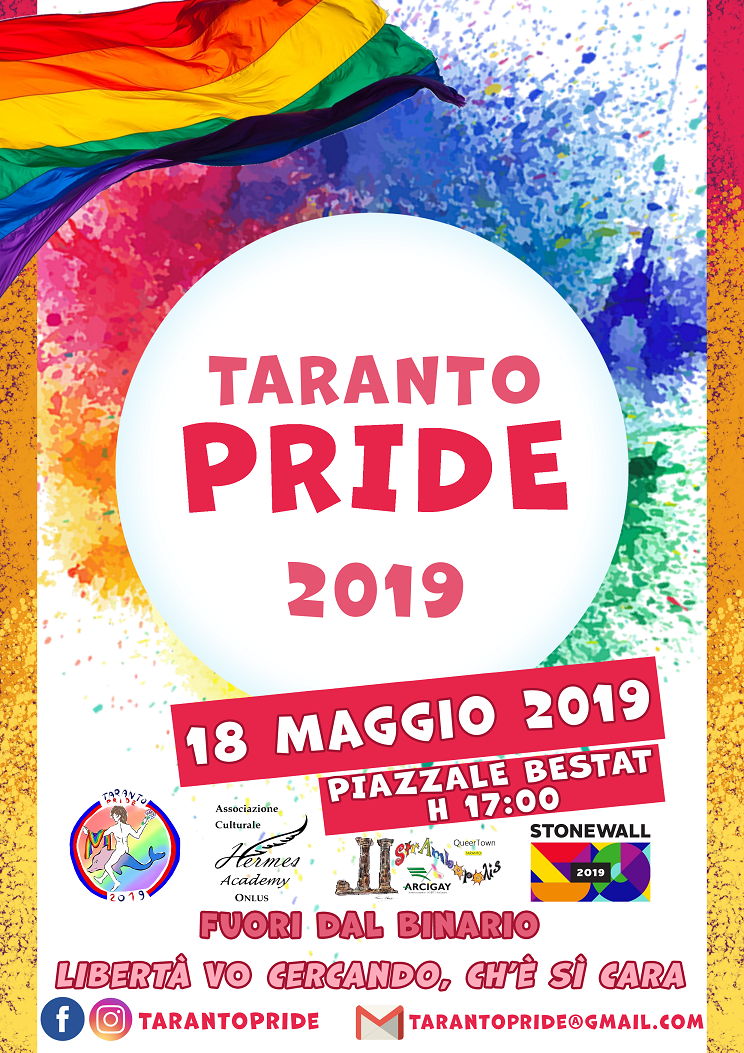 Taranto pride 2019. La parata