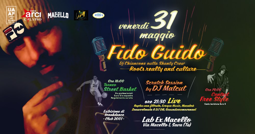 Sava. URBAN ART ACTIONS FESTIVAL 2019 & FIDO GUIDO LIVE