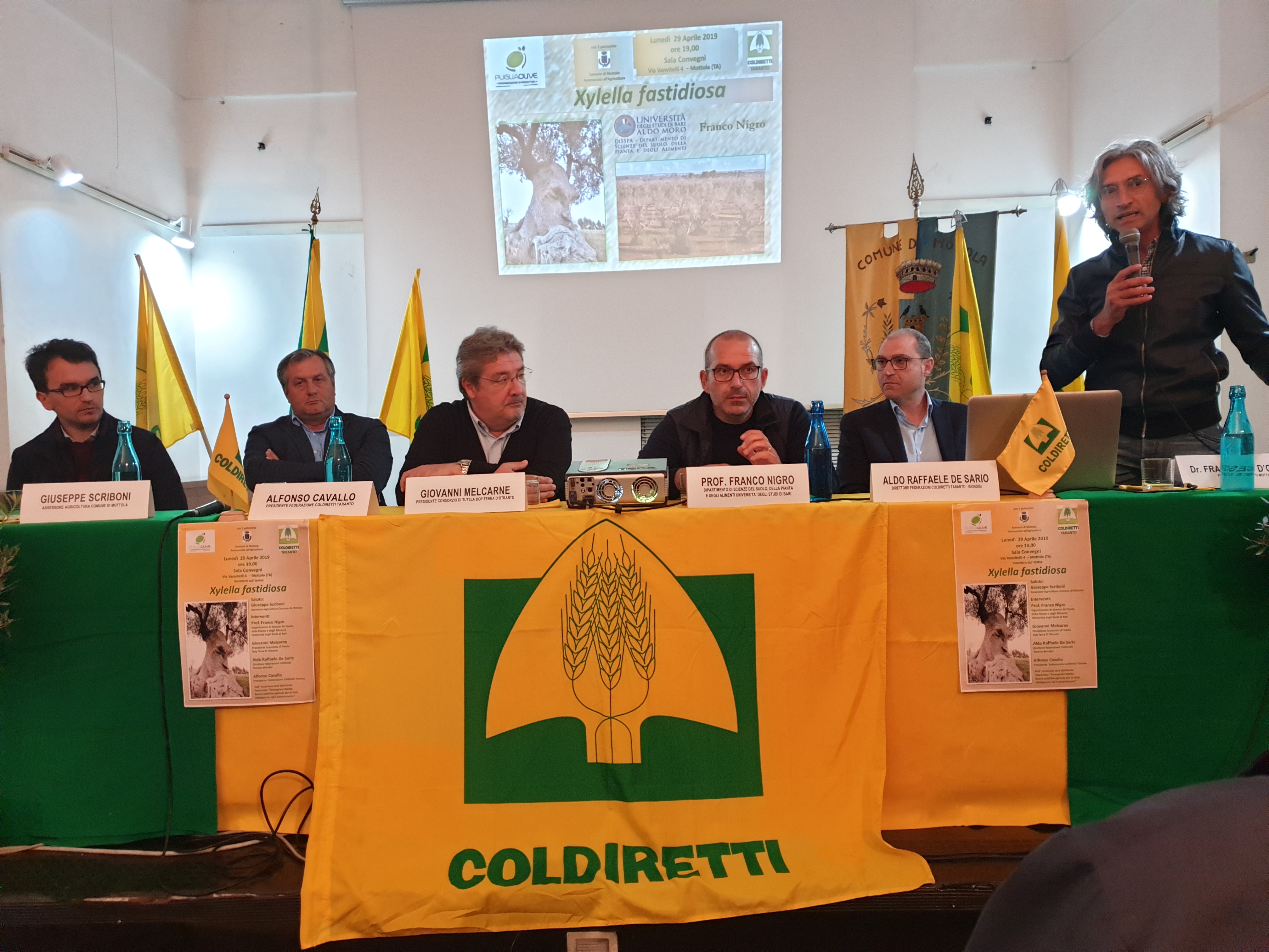 MOTTOLA. Convegno sulla Xylella fastidiosa. Buone pratiche per prevenirla e contenerla