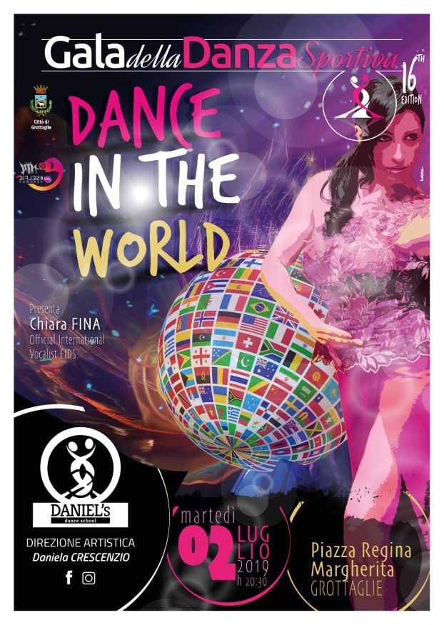 GROTTAGLIE. “Dance in the world”, la danza che unisce i popoli. Gala della danza sportiva della Daniel’s Dance School