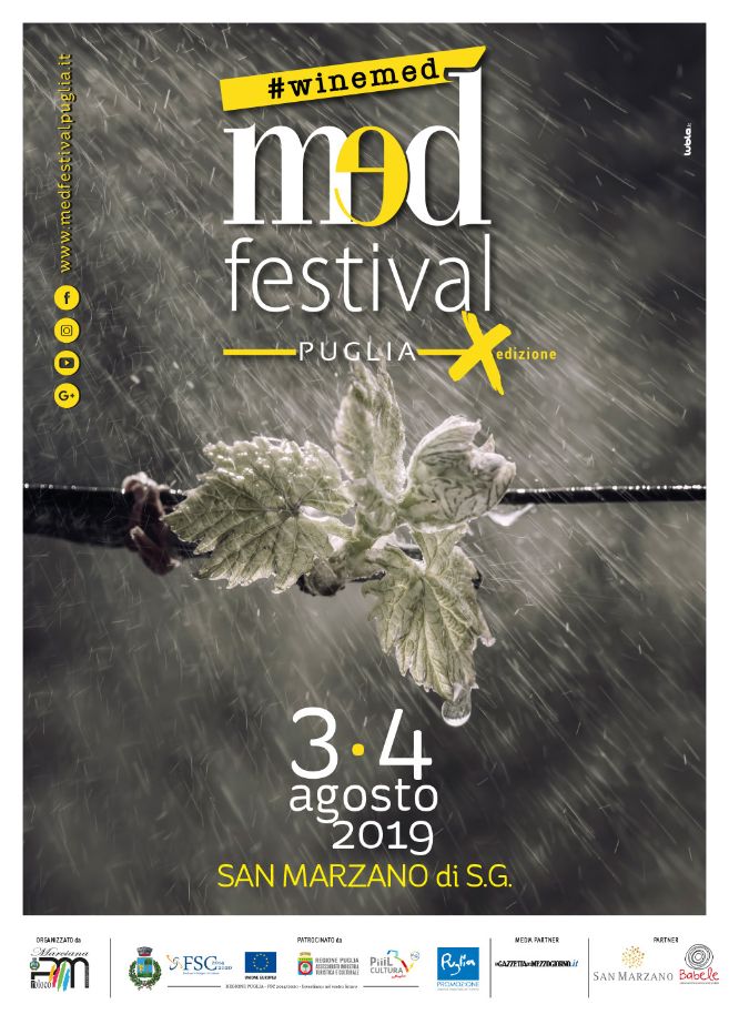 SAN MARZANO DI SAN GIUSEPPE. MedFestival Puglia – decima edizione “Winemed”