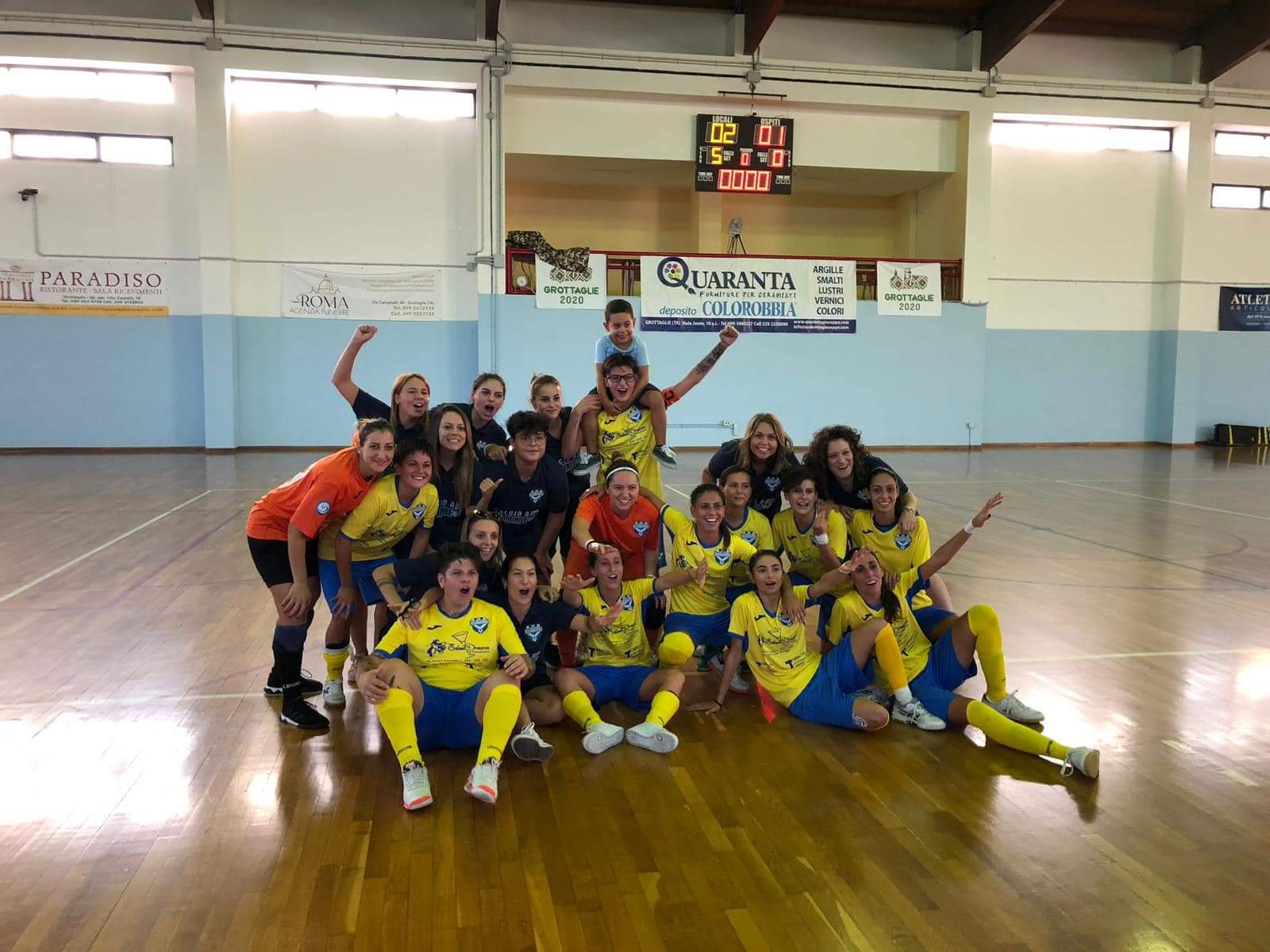 WOMAN FUTSAL CLUB GROTTAGLIE – ATLETIC CLUB TARANTO 2 a 1. Buonissima la prima uscita stagionale