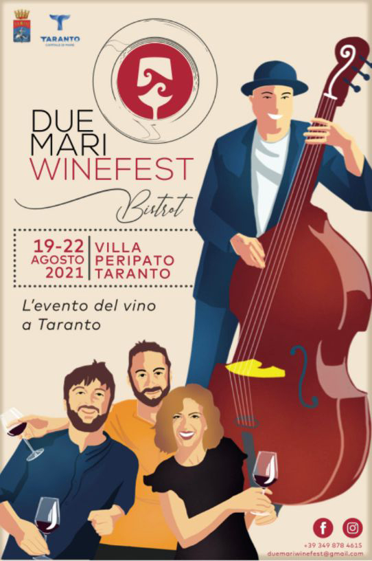 TARANTO. Degustazioni sotto le stelle. Ad agosto c’è  Due Mari WineFest “Il Bistrot”