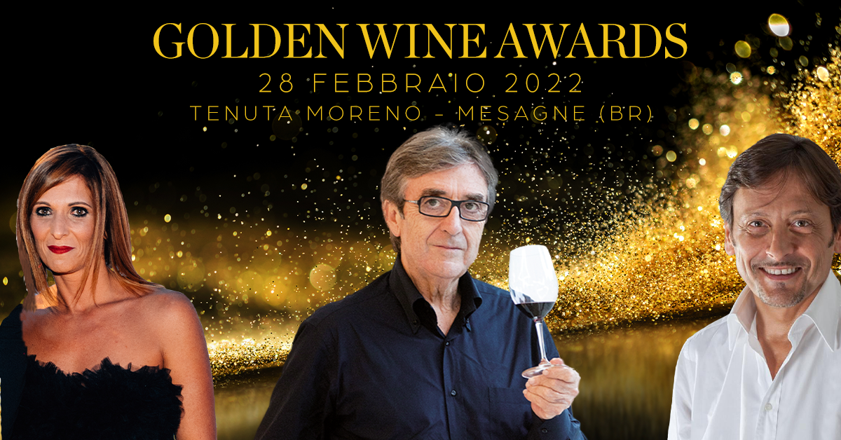 Golden Wine Awards di Food and Travel Italia debuttano in Puglia Il 28 febbraio 2022