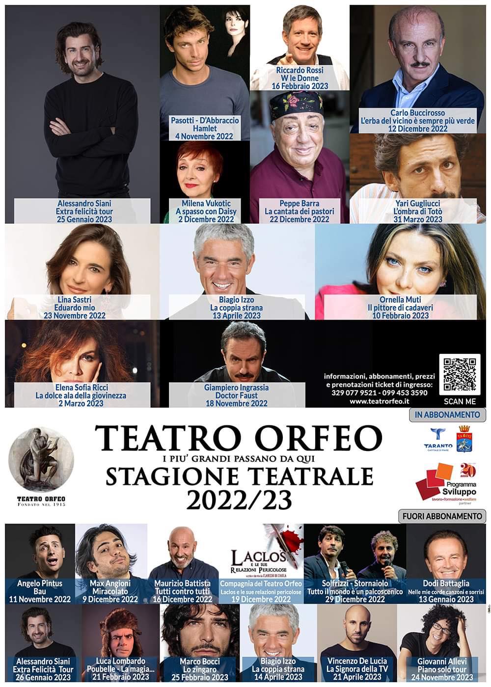 Taranto. AL TEATRO ORFEO ARRIVA IL COMICO MAX ANGIONI