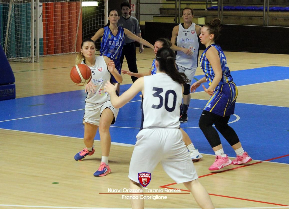 Nuovi Orizzonti Taranto, vittoria esterna a Bari contro la Mar.Lu Basket